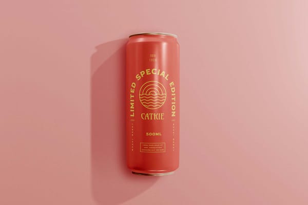 Fizzy Drink Can Mockup