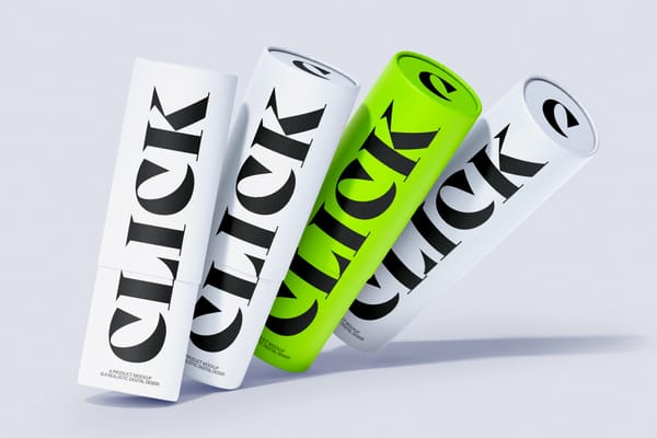 Paper Tube Mockup