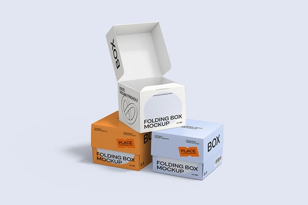 Folding Box Mockup