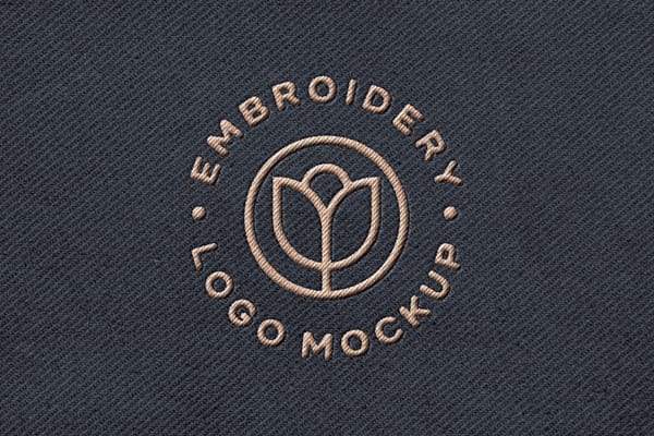 Stitching Embroidery Apparel Mockup