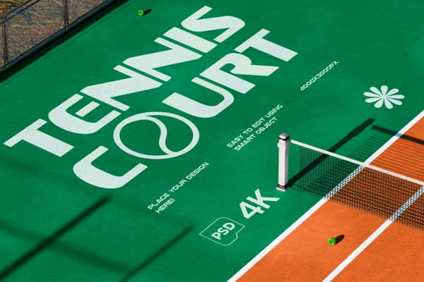 Tennis Court Mockup