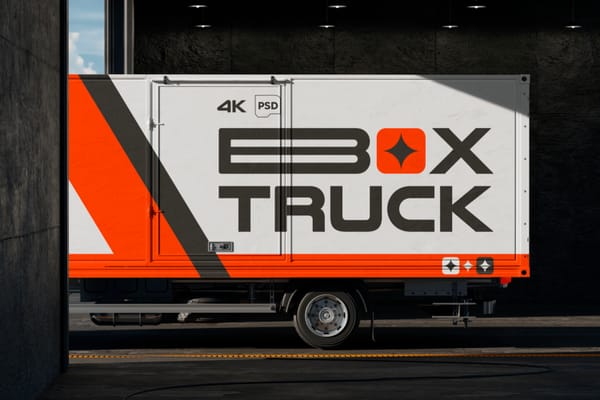 Box Truck Mockup
