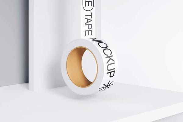 Hanging Duct Tape Mockup