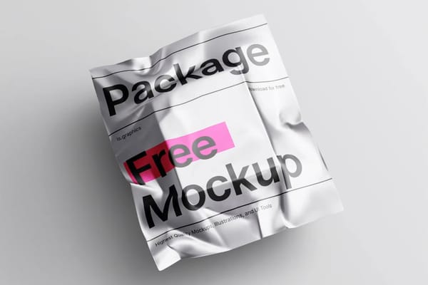 Metallic Package Mockup