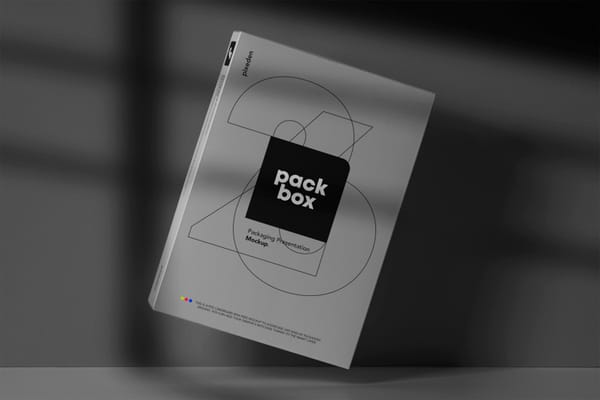 Product Packaging Box Mockup