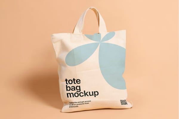 Bag with Short Handles Mockup