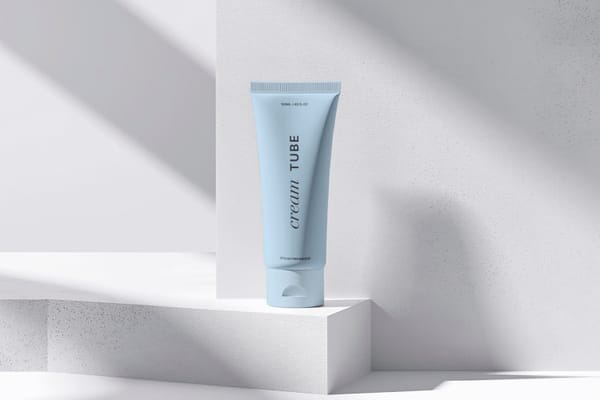 Minimalistic Cream Mockup