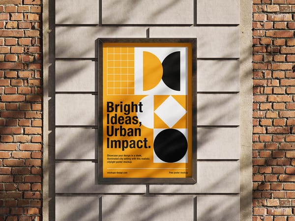 Citylight Poster Mockup