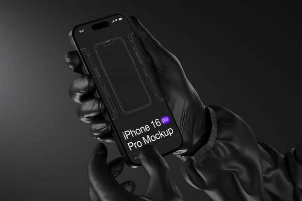 Premium iPhone 16 Pro Mockup Showcase