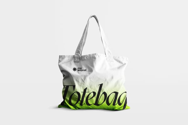 Realistic Totebag Mockups