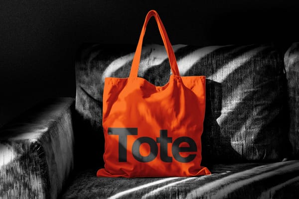 Realistic Tote Bag Mockup
