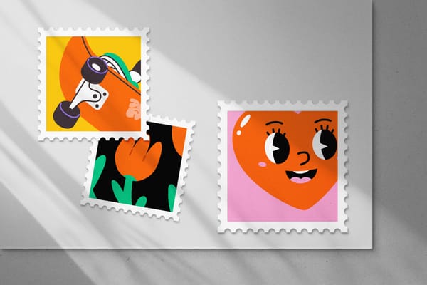 Realistic Stamp Mockup
