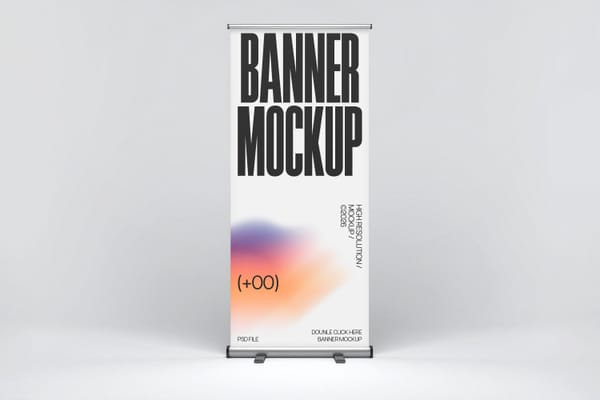 Roll Banner Mockup