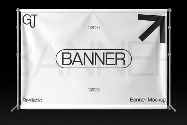 Stage Backdrop Banner Mockup