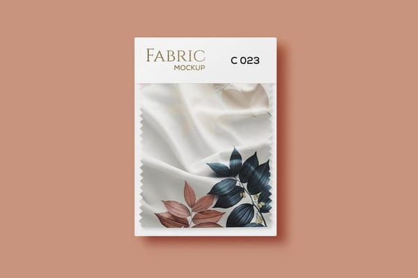 Fabric Swatches Mockup