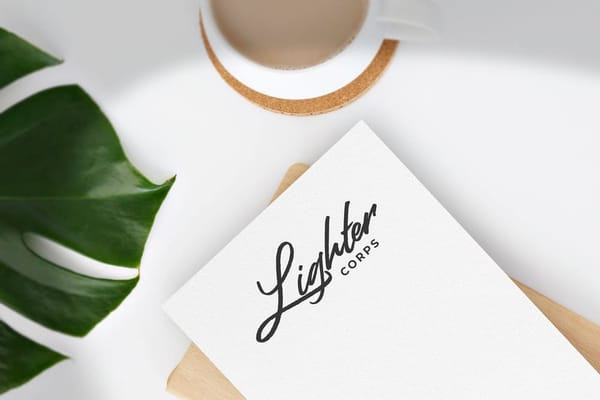 Lighter Logo Mockup