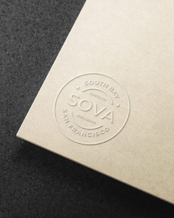 Sova Logo Mockup