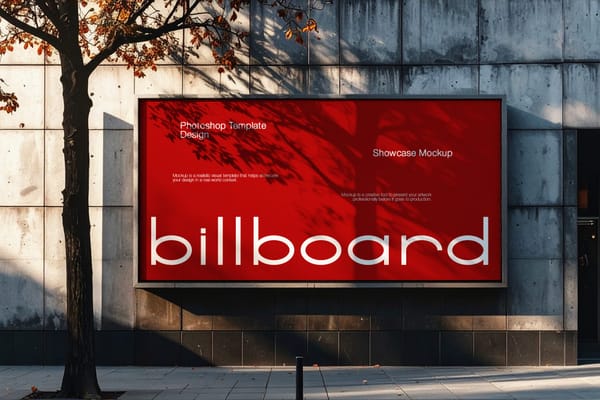 Sunlit Billboard Mockup