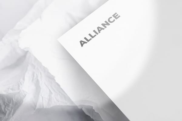 White Paper Alliance Logo Mockup